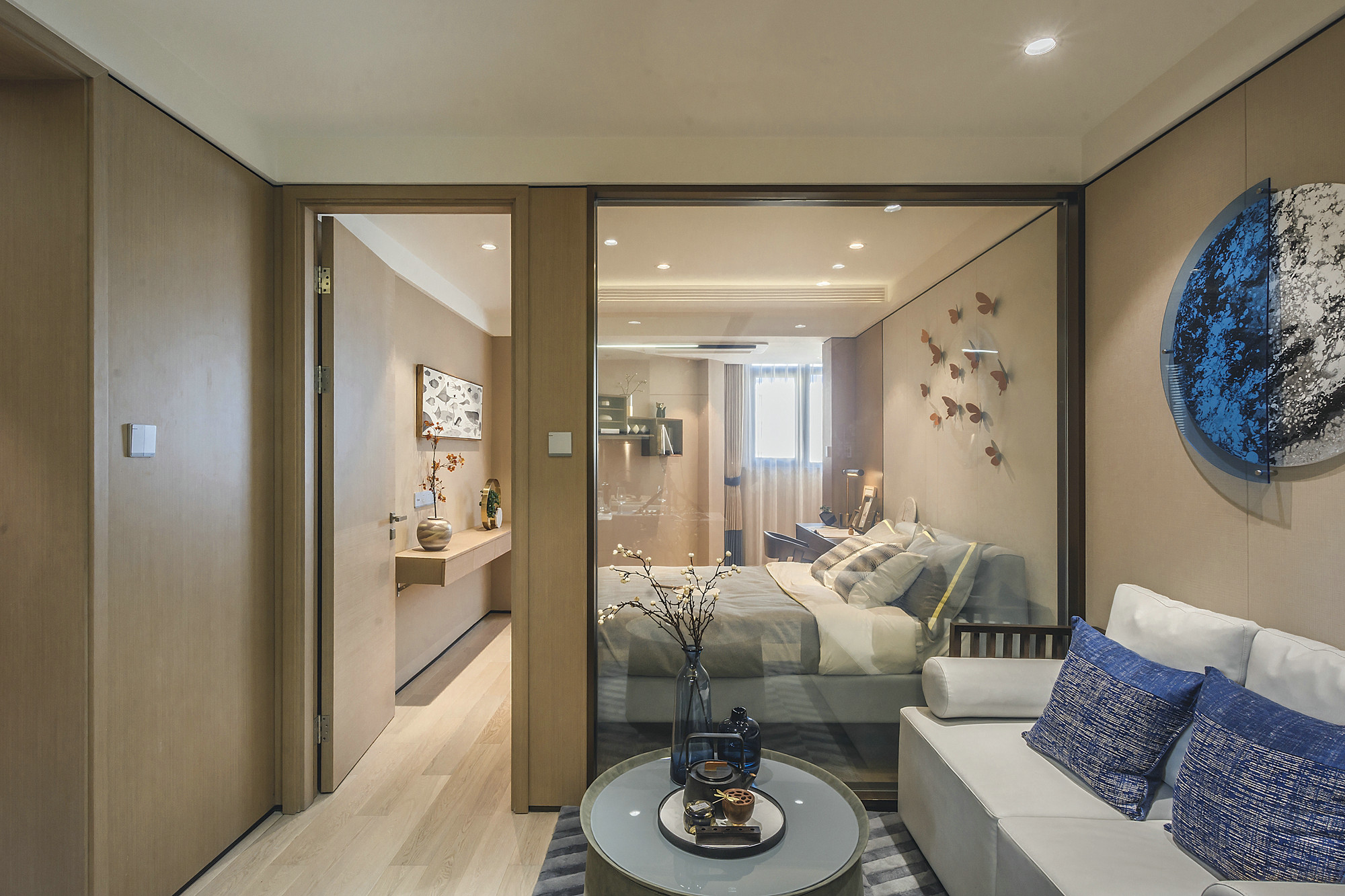 南京130平米的低調奢華，打造現代中式風格家