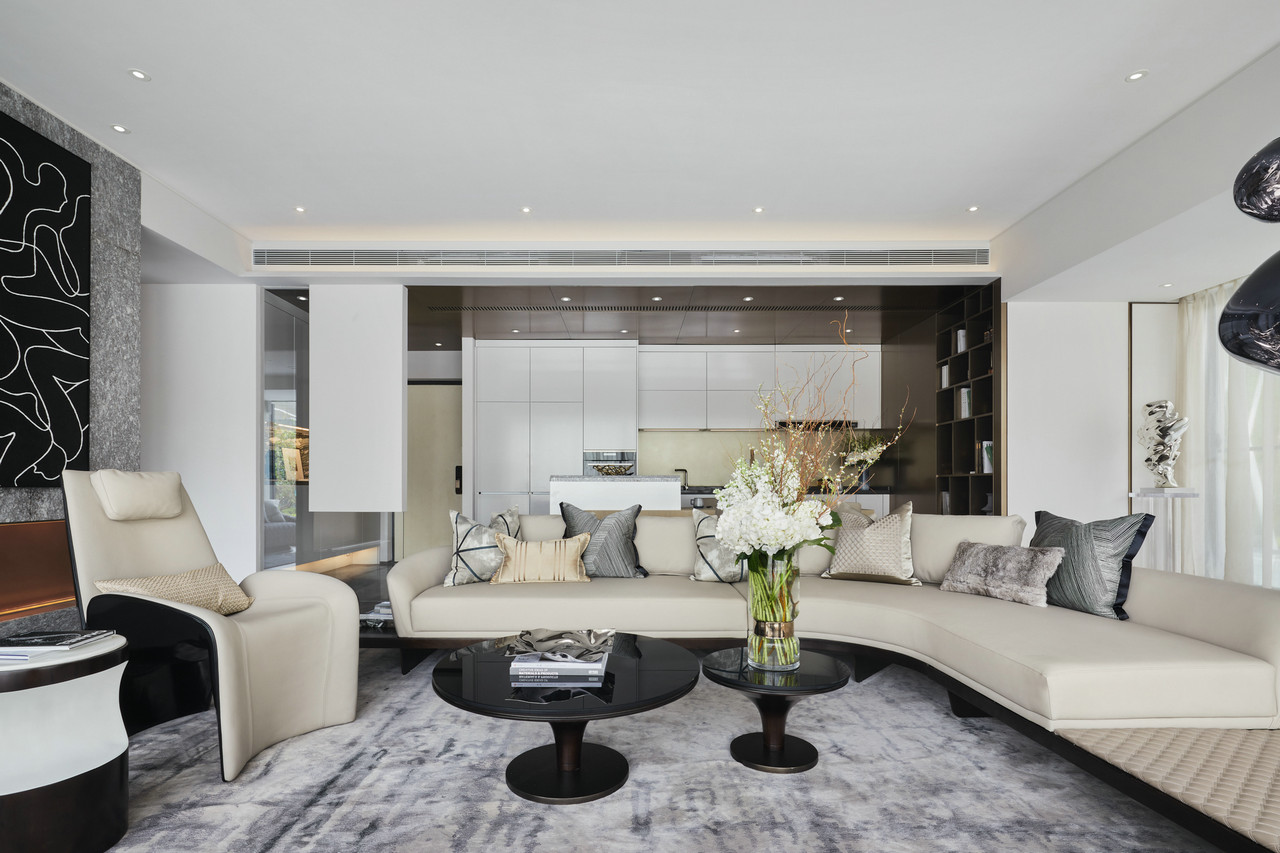 南京150㎡現(xiàn)代輕奢新房裝修，簡約的線條太精致了!